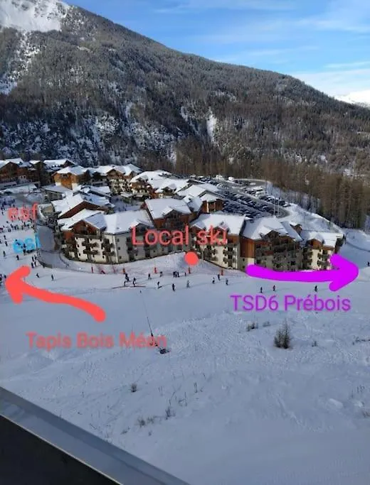 Appartement Les Orres 1800 Au Pied Des Pistes Le Melezet France